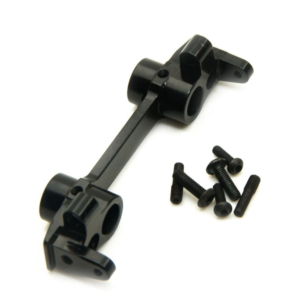 Aluminum Front&Rear Bumper Mount for Axial SCX10 1/10 RC Crawler Car Truck Upgrade Parts ( Color : Black Front )