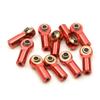 10Pcs Metal CW Thread M3 Ball Head Tie Rod End Joint for Axial SCX10 D90 D110 Tamiya CC01 Sakura 1/10 RC Car Parts ( Color : Red 10Pcs ) view 1