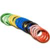 4Pcs Metal Alloy 2.2'' Replacement Wheel Beadlock Ring 7 Colors for Axial Wraith 1/10 RC Crawler Car 2.2 inch Wheel Rims ( Color : Blue ) view 2