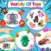KissFuture 1000 PCS Party Favors for Kids, Fidget Toys Bulk, Prize Treasure Box Toys for Classroom, Birthday Gifts, Pinata Stuffers, Goodie Bags Stuffers for Kids, Carnival Prizes view 4