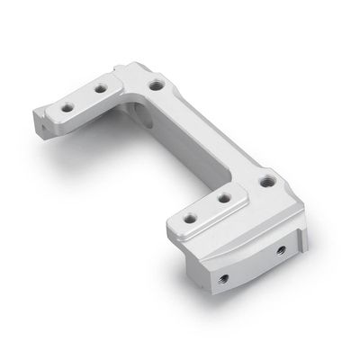 Aluminum Alloy Front Bumper Mount Servo Stand for Axial SCX10 II 90046 90047 Jeep Wrangler 1/10 RC Crawler Car Parts ( Color : Silver )