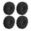 4PCS 55X20mm Wheel Rims Tires Tyres Set for Axial SCX24 AXI90081 AXI00002 Gladiator 1/24 RC Crawler Car Upgrade Parts view 2