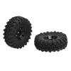 4PCS 55X20mm Wheel Rims Tires Tyres Set for Axial SCX24 AXI90081 AXI00002 Gladiator 1/24 RC Crawler Car Upgrade Parts view 4