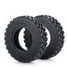 22mm/25mm Width Black Rubber Tyres Wheel Tires for Tamiya 1/14 RC Trailer Tractor Truck Front Rear Wheel Rims 5# ( Color : 25mm 2Pcs ) view 1
