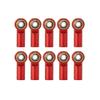 Aluminum M3 CCW Thread Link Rod Joint Ball End Head for Traxxas TRX-4 Axial SCX10 Tamiya CC01 1/10 RC Crawler Car Parts ( Color : Red 10Pcs ) view 1