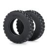 22mm/25mm Width Black Rubber Tyres Wheel Tires for Tamiya 1/14 RC Trailer Tractor Truck Front Rear Wheel Rims 5# ( Color : 22mm 2Pcs ) view 1