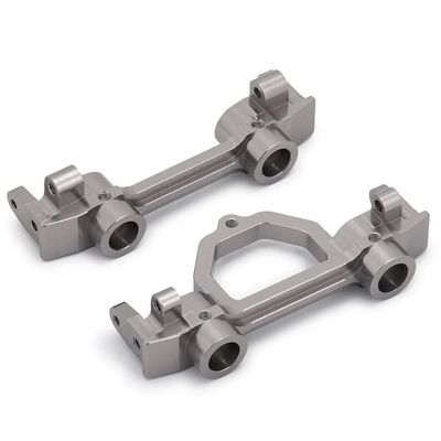 Aluminum Front&Rear Bumper Mount for Axial SCX10 1/10 RC Crawler Car Truck Upgrade Parts ( Color : Titanium 1 Set )