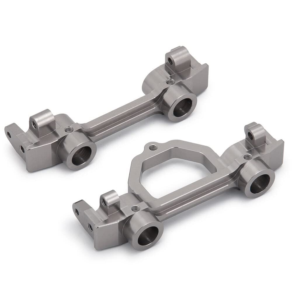 Aluminum Front&Rear Bumper Mount for Axial SCX10 1/10 RC Crawler Car Truck Upgrade Parts ( Color : Titanium 1 Set )