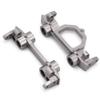 Aluminum Front&Rear Bumper Mount for Axial SCX10 1/10 RC Crawler Car Truck Upgrade Parts ( Color : Titanium 1 Set ) view 2