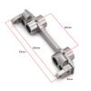 Aluminum Front&Rear Bumper Mount for Axial SCX10 1/10 RC Crawler Car Truck Upgrade Parts ( Color : Titanium 1 Set ) view 3