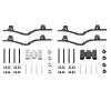 Compatible with LCG Carbon Fiber Chassis Kit Frame Rail Skid Plate Body Post Mount for Axial SCX10 1/10 RC Crawler Car Parts ( Color : Black ) view 2