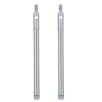2Pcs Stainless Steel Front / Rear CVD Shaft Drive for Axial SCX24 90081 1/24 RC Crawler Car Model Parts Accessories ( Color : Rear )