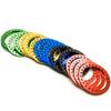 4Pcs Metal Alloy 2.2'' Replacement Wheel Beadlock Ring 7 Colors for Axial Wraith 1/10 RC Crawler Car 2.2 inch Wheel Rims ( Color : Matt Silver ) view 2