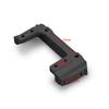 Aluminum Alloy Front Bumper Mount Servo Stand for Axial SCX10 II 90046 90047 Jeep Wrangler 1/10 RC Crawler Car Parts ( Color : Black ) view 4