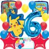 Anagram Pikachu Foil Balloon Bouquet Set | Intended for Pokemon Pokeball Theme | Party Accesory | Multicolor | 6th Birthday (AN-29460,AN-36332) view 1