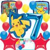 Anagram Pikachu Foil Balloon Bouquet Set | Intended for Pokemon Pokeball Theme Party Accesory Multicolor 7th Birthday, AN-29460,AN-36332 view 1