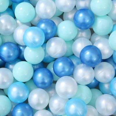 Heopeis 2.75inch Ball Pit Balls - Plastic Kids Ball Pit Balls for Party, Birthday, Pool & Tent Play - Non-Toxic BPA & Phthalate Free - 50 pcs with Storage Bag