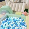 Heopeis 2.75inch Ball Pit Balls - Plastic Kids Ball Pit Balls for Party, Birthday, Pool & Tent Play - Non-Toxic BPA & Phthalate Free - 50 pcs with Storage Bag view 2