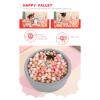 Heopeis Ball Pit Balls - 2.7inch Plastic Ball Play Balls BPA Free Phthalate Free Non-Toxic Play Balls for Children Ball Pit Party Brithday Ball Pool Tent. (Red/Pink/White/Gold) view 4