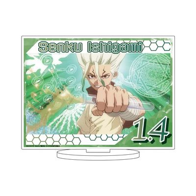 A3 Dr. Stone 14 Chisoku Ishikami [Scene Shooting Illustration] Character Acrylic Figure