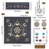 CRASPIRE Tarot Card kit Wooden Tarot Card Stand Holder with Altar Tablecloth 7Pc Chakra Pendant Crystal Gemstone Challenge Coin Divination Tools Tarot Card Accessories view 2