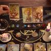 CRASPIRE Tarot Card kit Wooden Tarot Card Stand Holder with Altar Tablecloth 7Pc Chakra Pendant Crystal Gemstone Challenge Coin Divination Tools Tarot Card Accessories view 3