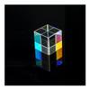RGB X Cube Prism Cross Dichroic Physics Teaching Polyhedron Small House Decoration Rainbow Lens (Color : 18mm 6-Sided Prism) view 1