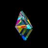 RGB X Cube Prism Cross Dichroic Physics Teaching Polyhedron Small House Decoration Rainbow Lens (Color : 20mm Pyramid) view 2