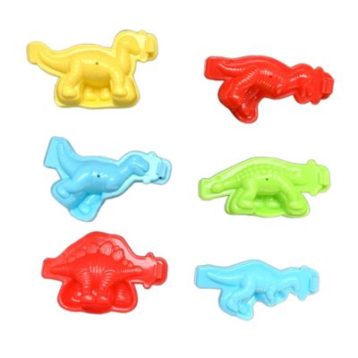 jojofuny 12pcs Dinosaur Molds for Boys and Girls Random Colors Patterns Creative Modeling Craft Activities for Beach Sandbox Fun