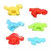 jojofuny 12pcs Dinosaur Molds for Boys and Girls Random Colors Patterns Creative Modeling Craft Activities for Beach Sandbox Fun view 1