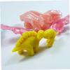 jojofuny 12pcs Dinosaur Molds for Boys and Girls Random Colors Patterns Creative Modeling Craft Activities for Beach Sandbox Fun view 2