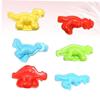 jojofuny 12pcs Dinosaur Molds for Boys and Girls Random Colors Patterns Creative Modeling Craft Activities for Beach Sandbox Fun view 3