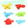 jojofuny 12pcs Dinosaur Molds for Boys and Girls Random Colors Patterns Creative Modeling Craft Activities for Beach Sandbox Fun view 4