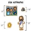 Jesus Feeds The 5000 Bible Felt Board Story for Flannel Boards view 2