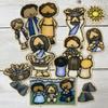 Jesus Feeds The 5000 Bible Felt Board Story for Flannel Boards view 4