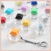 Yeetec 16 Pack Fidget Keyboard Keychain Toys, Finger Keyboard Fidget Toy, Keycap Fidget Keychain for Stress Relief, DIY Crafts, Party Supplies, 16 Colors view 2