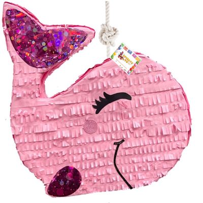 19 Pink Whale Pinata Whale Themed Birthday Party Supplies Whale Decorations