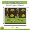 Playtime Felts Itsy Bitsy Spider Let's Make Patterns - Play to Learn Matching & Sequencing Felt Activity for Toddlers, Preschoolers & Kindergarten - Reusable Nursery Rhyme Activity view 3