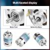 12V 775 DC Motor - High Torque (Max 20000 RPM) Dual Ball Bearing, Built-in Cooling Fan for Power Wheels Upgrade (D Shaft, Includes Bracket) view 3