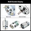 12V 775 DC Motor - High Torque (Max 20000 RPM) Double Ball Bearings, Built-in Cooling Fan, Suitable for Power Wheel Upgrade (Round Shaft, with Bracket) view 4