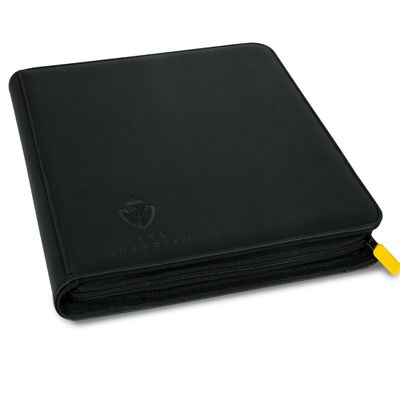 Card Guardian - 12 Pocket Card Binder with Zipper for 480 Cards Trading Card Games TCG (Black) Yugioh Cards MTG Binder Sports Card Binder