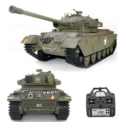 Ssccgym Remote Control Heavy UK MK5 Tank GB Centurion Main Battle Tank War Military Vehicle Simulation Smoke Shooting Effect Collection Professional