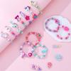 JOTIKO 12 Pcs Kids Bracelets for Toddlers Girls - Unicorn Party Favors Pinata Stuffers Birthday Goodies Bag Fillers Return Gifts, Cute Wooden Beaded Bracelets Princess Play Jewelry for Little Girls view 2