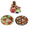 Kaleidoscope Brass Unique Classic Kaleidoscope Double Wheel Kaleidoscope Gifts Anyone Anyone Anniversary, Valentine's Day (Without Stand) view 1