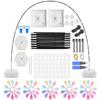 118 PCS Balloon Arch Kit, 10 Ft Adjustable Balloon Arch Stand with Water Fillable Base and Balloon Garland Kit for Wedding Graduation and Birthday DIY Party Supplies Halloween Decorations view 1