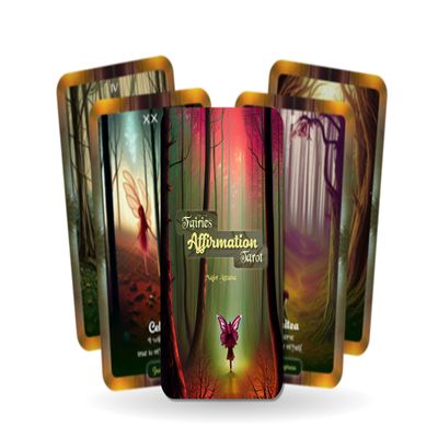 Ibiza Tarot- Fairies Affirmation Tarot - 22 Major Arcana| Fortune Telling Tarot Cards Deck for Beginners| Authentic Tarot Experience - Set of 22 Cards