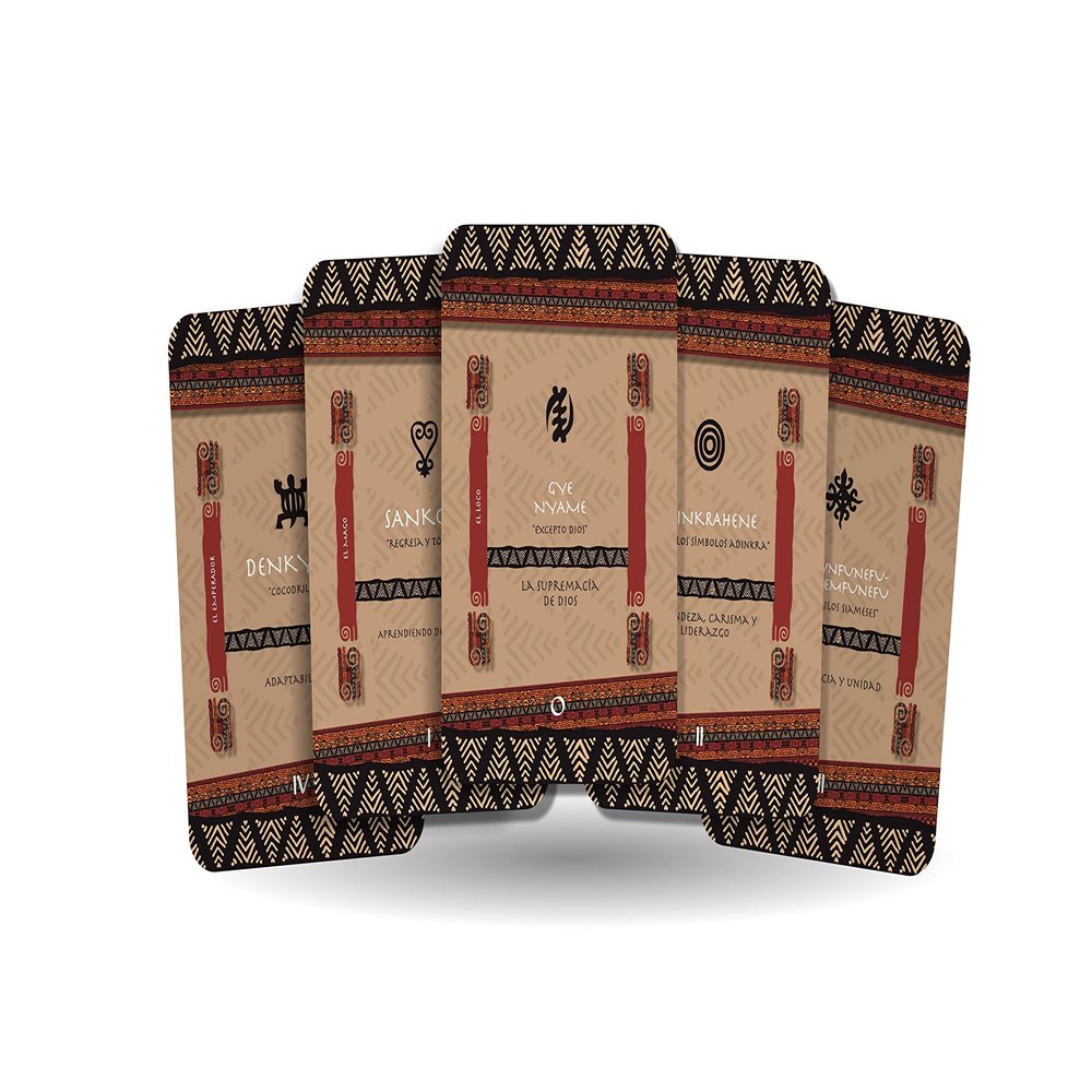 Adinkra Tarot - African Tarot - Major Arcana (Spanish)