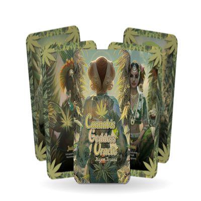 Ibiza Tarot Cannabis Goddess Oracle - Major Arcana - Cannabis Inspired Tarot | Fortune Telling Tarot Cards Deck for Beginners | Authentic Tarot Experience - Set of 22 Cards