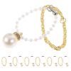 Alasum Kids Jewelry Mini Doll Necklace Pretend Play Accessory for Little Girls Party Dress-up Toy Decorative Chain view 1