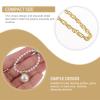 Alasum Kids Jewelry Mini Doll Necklace Pretend Play Accessory for Little Girls Party Dress-up Toy Decorative Chain view 2